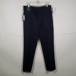 NWT Mens Cotton Regular Fit Straight Leg Flat Front Chino Pants Size 34x32