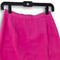 NWT Womens Pink Elastic Waist Back Zipper Straight & Pencil Skirt Size 4P image number 3