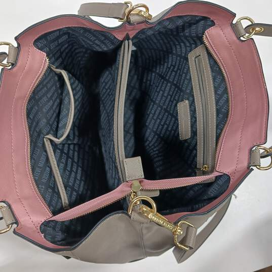Steve Madden Brown Women's Satchel Shoulder Bag image number 6