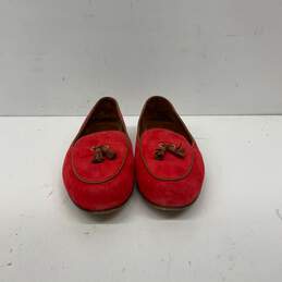 Authentic Loro Piana Red Tassel Loafers W 10 alternative image
