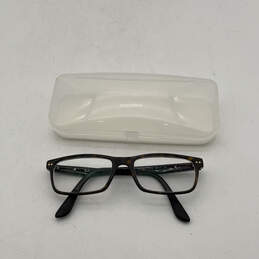 Womens RB 5277 Black Brown Prescription Rectangular Eyeglasses With Case