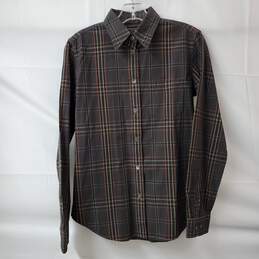 Filson Co. Women's Long Sleeve Buttoned-Up Plaid Polo Shirt Size S
