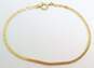 14K Yellow Gold Fancy Chain Bracelet 2.6g image number 3
