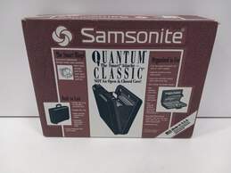 Vintage Samsonite Quantum Classic Attache Briefcase Combo