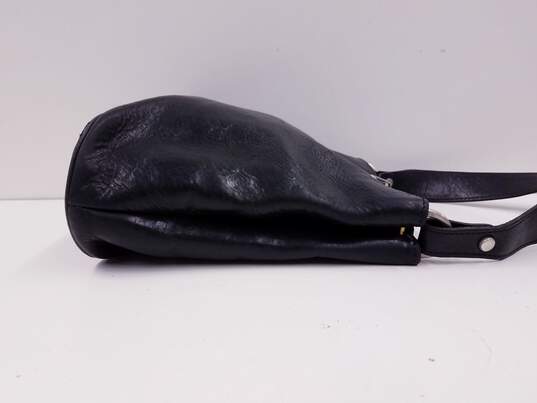I Ponti Firenze Russet Leather Shoulder Bag Black image number 5