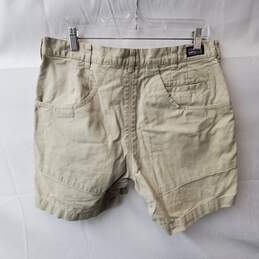 Patagonia Light Beige Cotton Hiking Shorts Mens Size 34 alternative image