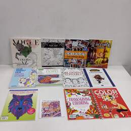 Lot of 12 Assorted Coloring Books