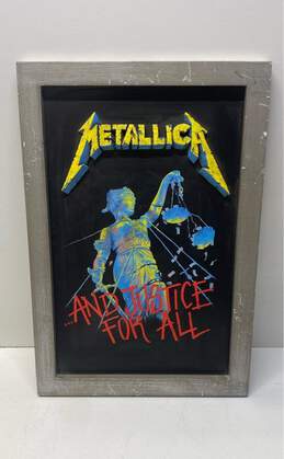 Framed Album Art - Metallica "And Justice For All"