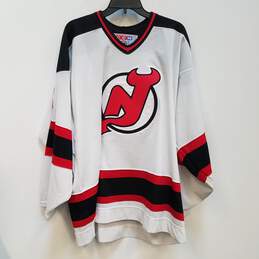 Mens White New Jersey Devils Coco #6 Hockey NHL Jersey Size X-Large