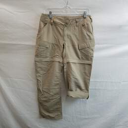 The North Face Women's Dune Beige Nylon Paramount Valley Cropped Pant Size 6