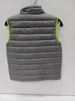 Patagonia Boys Gray/Green Puffer Vest Size L alternative image
