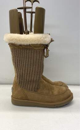 Ugg Australia Suburb Crochet #5124 Brown Boots Womens Size 8