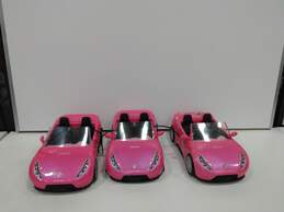Bundle of Mattel Barbie Doll Toy Vehicles and Doll Cases alternative image