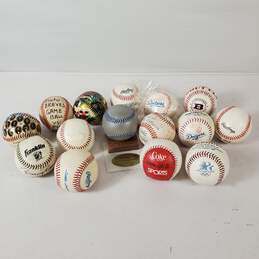 Lot of Assorted Souvenir Baseballs (15)