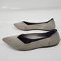 Rothy's Gray Knit Pointed Toe Women's Flats Size 8 image number 2