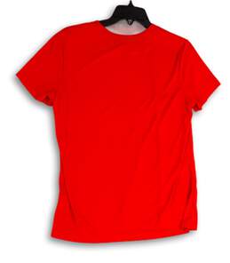 Mens Red Dri-Fit Short Sleeve Crew Neck Pullover T-Shirt Size Large alternative image