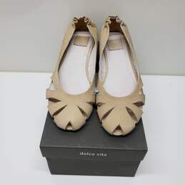 Docle Vita Low Wedge Shoe in Natural Women's Size 7 IOB
