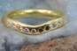 Tiffany & Co Elsa Peretti 18K Yellow Gold 0.10 CTTW Bezel Set Diamond Wedding Band Ring- For Repair 4.0g image number 1