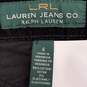 Lauren Jeans Co. Women Black Corduroy Pants Sz 4 image number 3