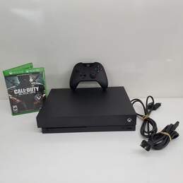 Microsoft XBOX ONE X Bundle: 1TB Console*Controller*Call of Duty Black Ops Game