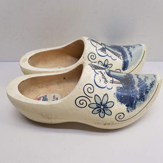Made In Holland Clog Shoe Blue Windmill Size 23cm/ 9inches image number 2