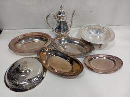 7PC Assorted Stainless Silver-plated Serving Dinning Bundle