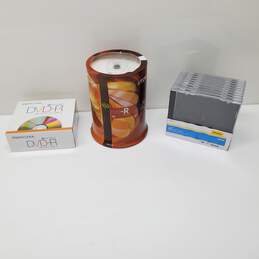 VTG. Bundle Mixed Lot Sealed Untested* DVD-R Blank Media + 10 Pk CD Jewel Cases