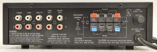 Archer Brand 15-1279A Model Surround Sound Amplifier w/ Power Cable image number 1