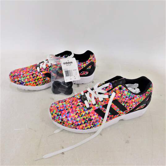 adidas ZX Flux Multi-Color Prism Men's Shoes Size 11.5 image number 1