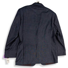 NWT Mens Gray Notch Lapel Single Breasted One Button Blazer Size 42/36 R alternative image