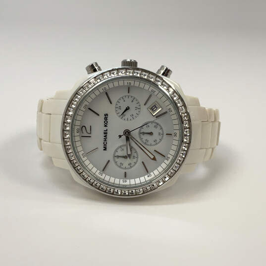 Designer Michael Kors Womens MK-5079 Stainless Steel Analog Wristwatch image number 1