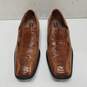 Stacy Adams Brown Genuine Snakeskin Leather Slip On Loafers Dress Shoes Men's Size 11 M image number 5