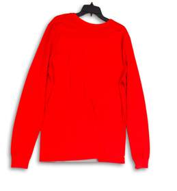 Mens Red NBA Chicago Bulls Crew Neck Pullover Basketball T-Shirt Size XL alternative image