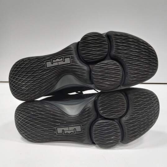 Men's Nike Lebron Witness IV Black Sneakers Size 15 image number 5