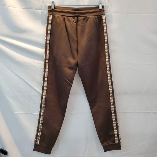 Adidas 3S Brown Fleece Pants NWT Men's Size S image number 2