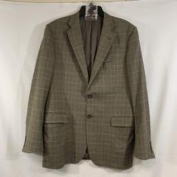 Men's Certified Authentic Brown Houndstooth Burberry London Suit Jacket