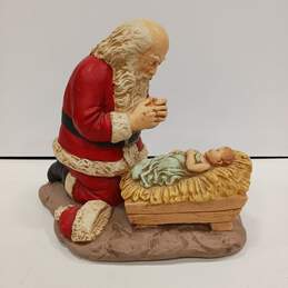 Santa & Baby Statue