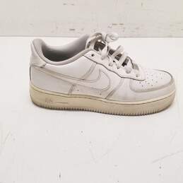 Nike Air Force 1 Leather Sneakers White 6Y Women's 7.5