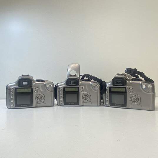 Canon EOS Digital Rebel 6.1MP DSLR Camera Bodies Lot of 3 image number 6