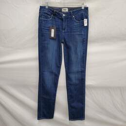 NWT Paige WM's Skyline Mid High Rise Skinny Blue Denim Jeans Size 29 x 29 alternative image