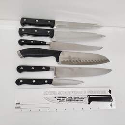 J.A. Henckels International Stainless Kitchen Knife Lot of 6