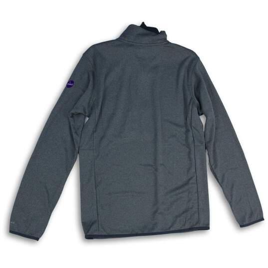 NWT Columbia Womens Gray Long Sleeve Mock Neck Quarter Zip Jacket Size Medium image number 2
