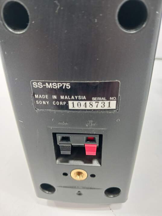 Bundle Of 3 Sony Speakers Model SS-MSP75 image number 4