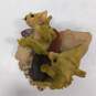 Whimsical World Pocket Dragons 'Pillow Fight' Sculpture IOB image number 4