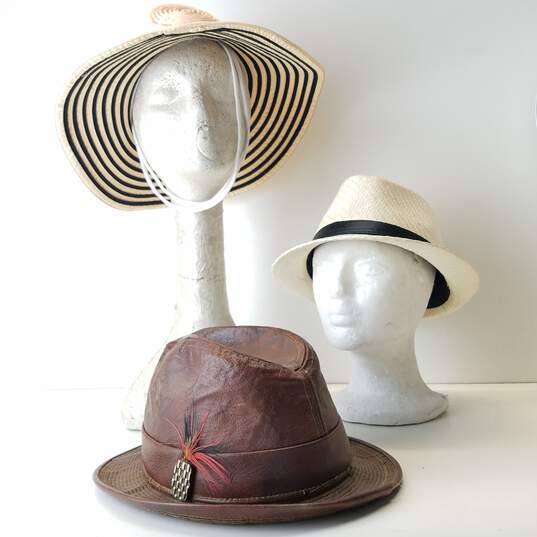 Bundle of 3 Assorted Women Hats image number 1