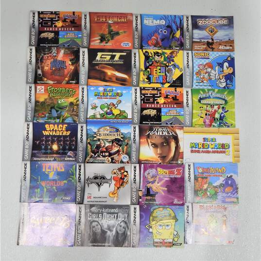 Buy the 23 Nintendo GameBoy Advance GBA Game Manuals Sonic Advance