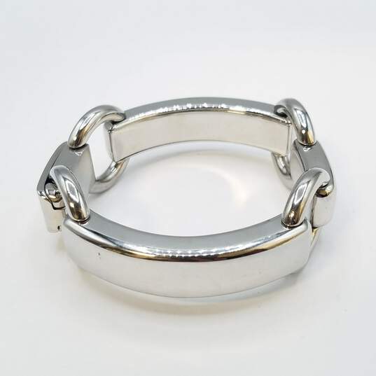 Michael Kors Silver Tone Chunky Link 6.5in Bracelet 94.4g image number 2