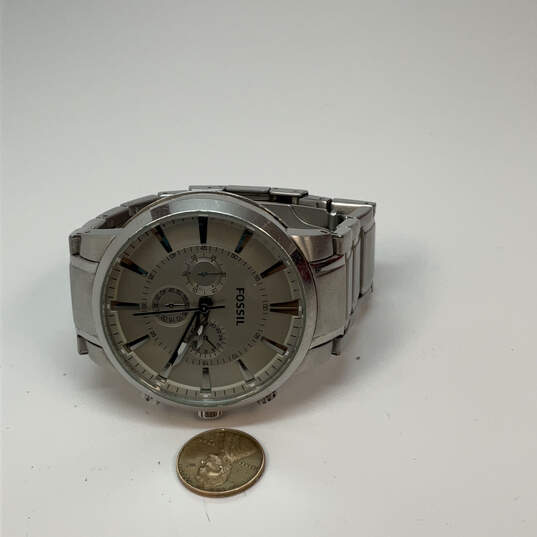 Designer Fossil FS-4359 Stainless Steel Round Chronograph Analog Wristwatch image number 3