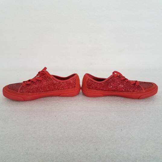 UGG Women's Sneaker Shoes Red Glitter Sie 6 image number 4