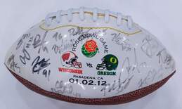 2012 Wisconsin Badgers Rose Bowl Signed Football
